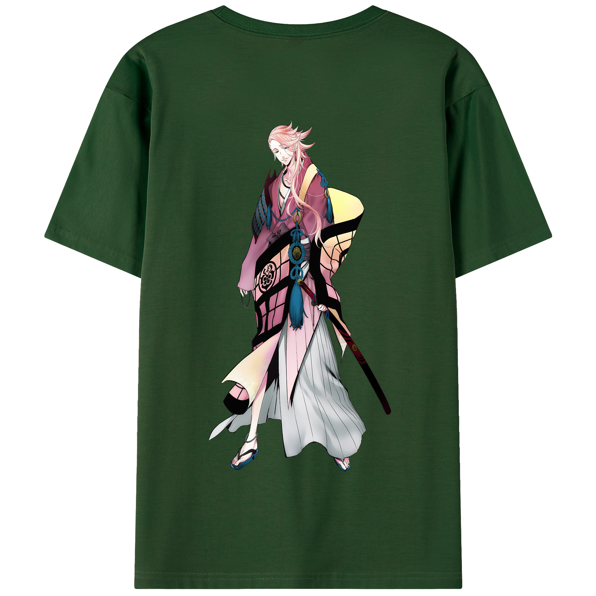 （画像用） 刀剣乱舞 Touken Ranbu 綿100％半袖Tシャツ（背面プリント）